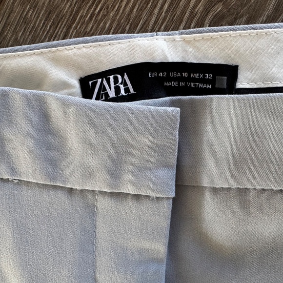 Zara Light Blue Matching Suit with Blazer and Pants - Picture 7 of 12